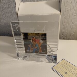 Mikasa Clear Crystal Safari Photo Frame